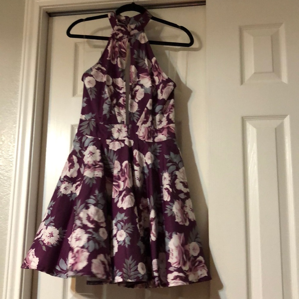 Short polyester dress